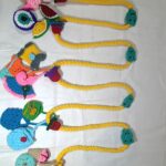 Handmade Crochet  Rope with Playful Charms