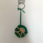 Handmade Crochet Gift Box Keychain