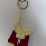 Handmade Crochet Dress Keychain