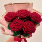 Eternal Love Crochet Rose Bouquet