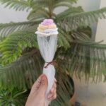 Pastel Bloom Crochet Cone